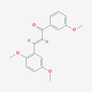 (2E)-3-(2,5-Dimethoxyphenyl)-1-(3-methoxyphenyl)prop-2-en-1-one