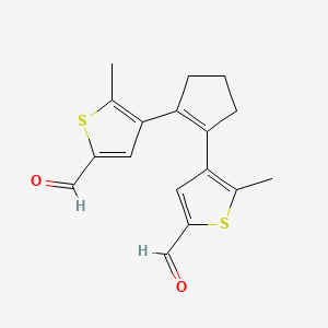 4,4'-(Cyclopent-1-ene-1,2-diyl)bis(5-methylthiophene-2-carbaldehyde)