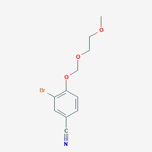 3-Bromo-4-(2-methoxyethoxymethoxy)-benzonitrile