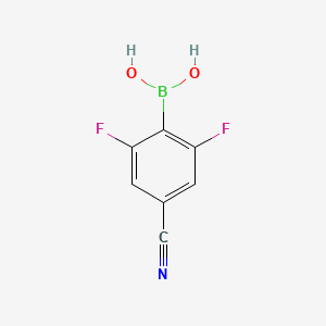 (4-Cyano-2,6-difluorophenyl)boronic acid