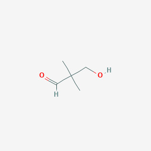 molecular formula C5H10O2 B031169 3-Hydroxy-2,2-dimethylpropanal CAS No. 597-31-9