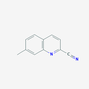 molecular formula C11H8N2 B3116905 7-Methylquinoline-2-carbonitrile CAS No. 220143-50-0
