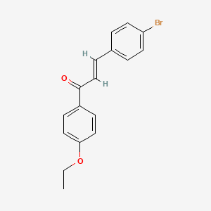 (2E)-3-(4-Bromophenyl)-1-(4-ethoxyphenyl)prop-2-en-1-one