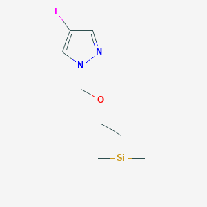 B3116915 4-Iodo-1-[[2-(trimethylsilyl)ethoxy]methyl]-1H-pyrazole CAS No. 220299-49-0