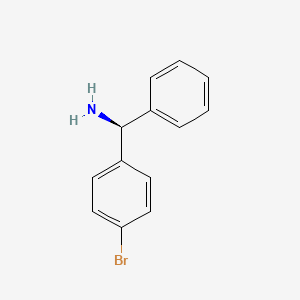 molecular formula C13H12BrN B3116949 (S)-(4-Bromophenyl)(phenyl)methanamine CAS No. 220441-82-7