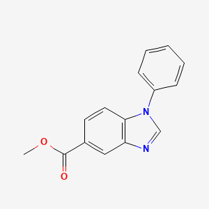 B3116957 Methyl 1-phenyl-1H-benzo[d]imidazole-5-carboxylate CAS No. 220495-70-5