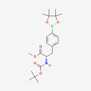 (S)-methyl 2-((tert-butoxycarbonyl)amino)-3-(4-(4,4,5,5-tetramethyl-1,3,2-dioxaborolan-2-yl)phenyl)propanoate