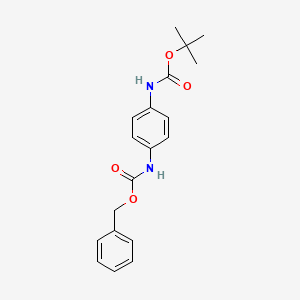 Benzyl N-(4-{[(tert-butoxy)carbonyl]amino}phenyl)carbamate