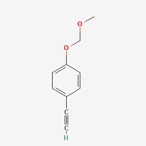 molecular formula C10H10O2 B3117055 1-Ethynyl-4-methoxymethoxy-benzene CAS No. 220882-37-1