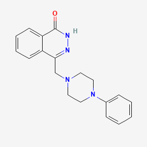 molecular formula C19H20N4O B3117069 4-((4-Phenylpiperazino)methyl)-1(2H)-phthalazinone CAS No. 220998-76-5