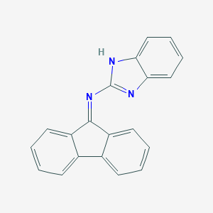 molecular formula C20H13N3 B311711 N-(1H-benzimidazol-2-yl)-N-(9H-fluoren-9-ylidene)amine 