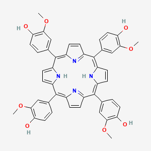 meso-Tetra(3-methoxy-4-hydroxyphenyl) porphine