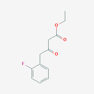 molecular formula C12H13FO3 B3117120 Ethyl 4-(2-fluorophenyl)-3-oxobutanoate CAS No. 221121-35-3