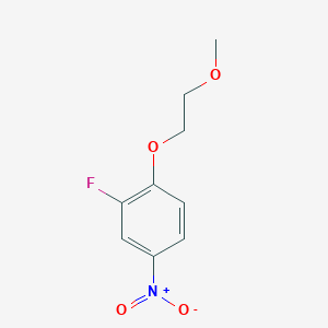 2-Fluoro-1-(2-methoxyethoxy)-4-nitrobenzene