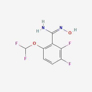 6-Difluoromethoxy-2,3-difluoro-N-hydroxy-benzamidine