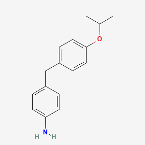 molecular formula C16H19NO B3117187 4-(4-Isopropoxybenzyl)aniline CAS No. 221532-04-3