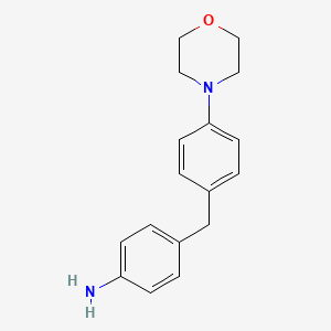 molecular formula C17H20N2O B3117192 4-(4-Morpholinobenzyl)-phenylamine CAS No. 221532-22-5