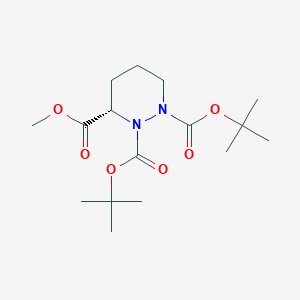 (S)-tetrahydro-pyridazine-1,2,3-tricarboxylic acid 1,2-di-tert-butyl ester 3-methyl ester