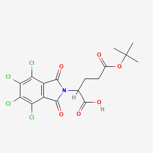 5-(Tert-butoxy)-5-oxo-2-(4,5,6,7-tetrachloro-1,3-dioxo-2,3-dihydro-1h-isoindol-2-yl)pentanoic acid