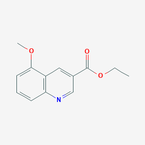 molecular formula C13H13NO3 B3117312 Ethyl 5-methoxyquinoline-3-carboxylate CAS No. 2227107-82-4