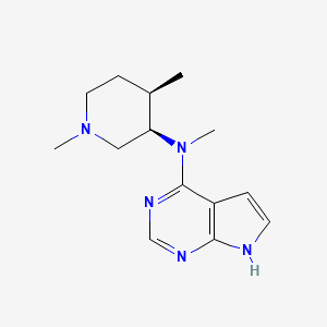 N-((3R,4R)-1,4-dimethylpiperidin-3-yl)-N-methyl-7H-pyrrolo[2,3-d]pyrimidin-4-amine
