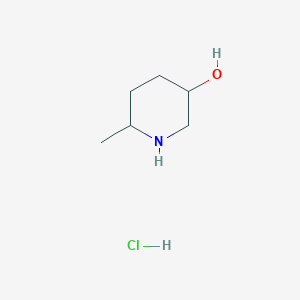 (3R,6S)-6-Methylpiperidin-3-ol hydrochloride