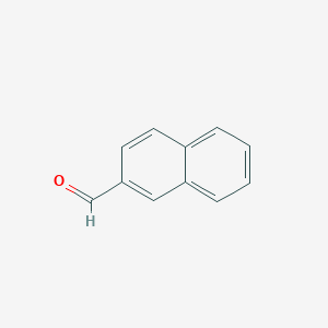 molecular formula C11H8O B031174 2-Naphthaldehyde CAS No. 66-99-9