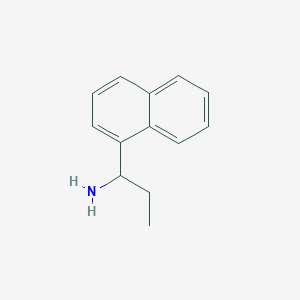 molecular formula C13H15N B3117455 1-(Naphthalen-1-yl)propan-1-amine CAS No. 223418-56-2