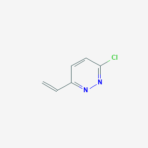 molecular formula C6H5ClN2 B3117462 3-Chloro-6-vinylpyridazine CAS No. 223445-04-3