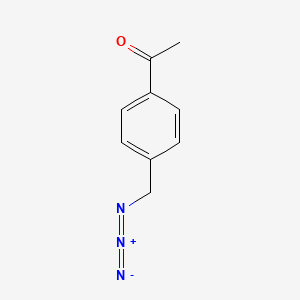 molecular formula C9H9N3O B3117464 1-(4-Azidomethyl-phenyl)-ethanone CAS No. 223513-47-1