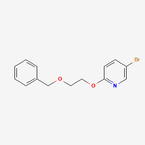2-(Benzyloxyethoxy)-5-bromopyridine