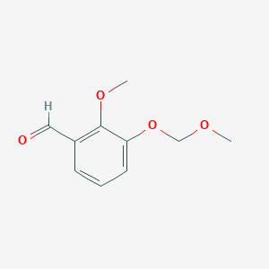 molecular formula C10H12O4 B3117486 2-Methoxy-3-(methoxymethoxy)benzaldehyde CAS No. 223578-03-8
