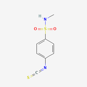 molecular formula C8H8N2O2S2 B3117530 4-异硫氰酸基-N-甲基苯磺酰胺 CAS No. 223785-90-8