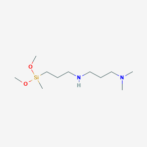 molecular formula C11H28N2O2Si B3117578 N1-(3-(Dimethoxy(methyl)silyl)propyl)-N3,N3-dimethylpropane-1,3-diamine CAS No. 224638-27-1