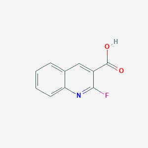 molecular formula C10H6FNO2 B3117597 Carboxyfluoroquinoline CAS No. 2248030-63-7