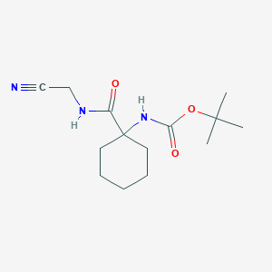 tert-Butyl (1-((cyanomethyl)carbamoyl)cyclohexyl)carbamate