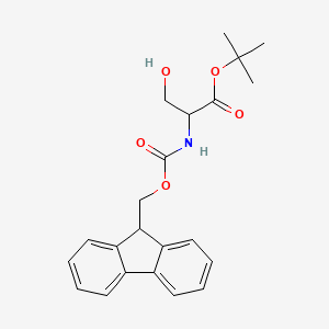 molecular formula C22H25NO5 B3117678 Nalpha-Fmoc-D-serine tert-Butyl Ester CAS No. 225662-91-9