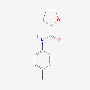 molecular formula C12H15NO2 B311768 N-(4-methylphenyl)oxolane-2-carboxamide 