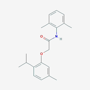molecular formula C20H25NO2 B311788 N-(2,6-dimethylphenyl)-2-(2-isopropyl-5-methylphenoxy)acetamide 
