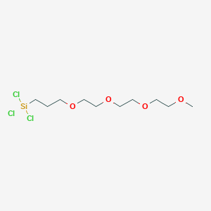 molecular formula C10H21Cl3O4Si B3117904 Methoxytriethyleneoxypropyltrichlorosilane CAS No. 228700-87-6