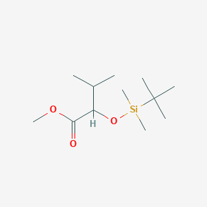 molecular formula C12H26O3Si B3117911 Methyl 2-[(tert-butyldimethylsilyl)oxy]-3-methylbutanoate CAS No. 228716-82-3