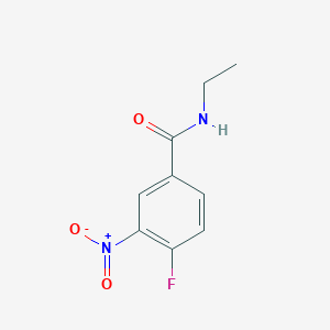 molecular formula C9H9FN2O3 B3118260 N-Ethyl-4-fluoro-3-nitrobenzamide CAS No. 235428-18-9