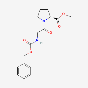 Methyl (2R)-1-(2-{[(benzyloxy)carbonyl]amino}acetyl)pyrrolidine-2-carboxylate