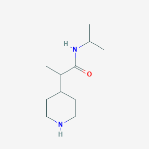 N-Isopropyl-2-(piperidin-4-yl)propanamide