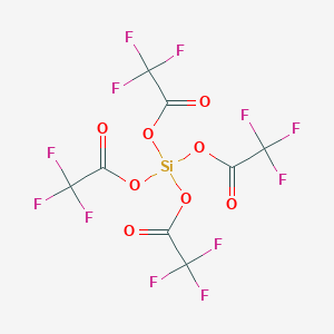Tris[(2,2,2-trifluoroacetyl)oxy]silyl 2,2,2-trifluoroacetate