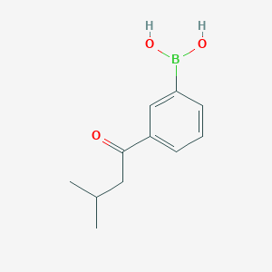 molecular formula C11H15BO3 B3118405 3-(Isopentanoyl)phenylboronic acid CAS No. 2377607-95-7