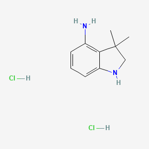 3,3-Dimethylindolin-4-amine dihydrochloride