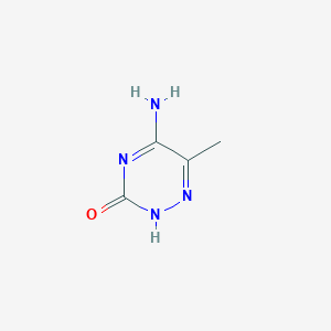 molecular formula C4H6N4O B3118471 5-Methyl-6-azacytosine CAS No. 23891-10-3