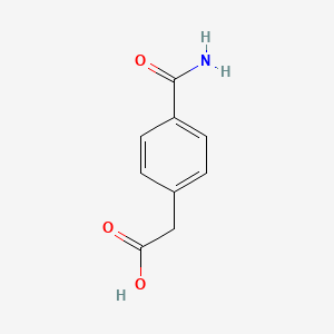 2-(4-Carbamoylphenyl)acetic acid