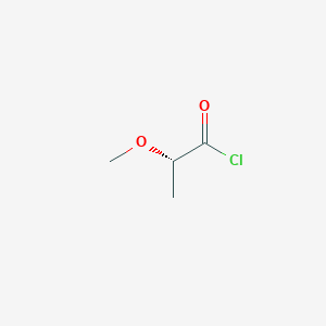molecular formula C4H7ClO2 B3118496 Propanoyl chloride, 2-methoxy-, (2S)- CAS No. 23943-98-8